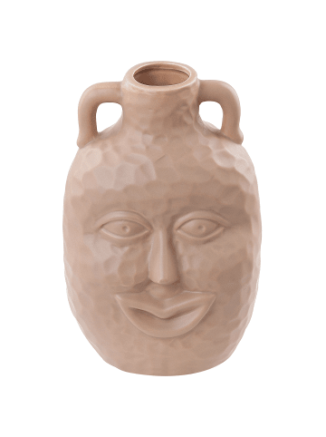 Beliani Blumenvase VERIA in Beige - (W) 18 x (H) 26 x (L) 13 cm