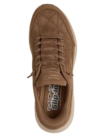 Skechers Sneakers Low Skechers Slip-ins: Contour Foam - Cozy Fit Natural Ease in braun