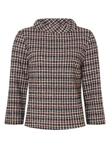 More & More Karosweatshirt in jersey check black