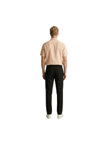 Gianni Lupo Schwarz Polyester Skinny-Hose