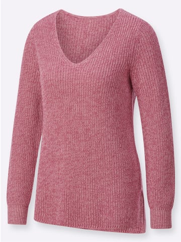 WITT WEIDEN Langarm-Pullover in altrosa-meliert