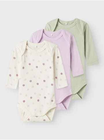 name it 3er-Pack Strampler in Jet Stream