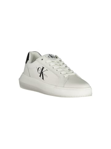Calvin Klein Weiße Leder-Sneaker