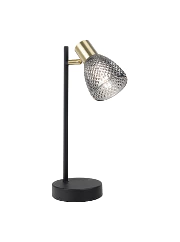 näve Tischleuchte "LINDITA" in schwarz - (L)12 cm x (B)12 cm x (H)35.5 cm