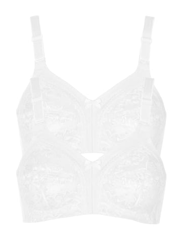 Lisca 2er Pack BH ohne Bügel in white