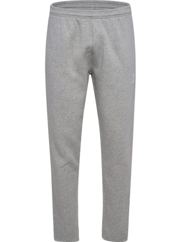 Hummel Sporthose "Hmlmover Cotton Pants" in Grau
