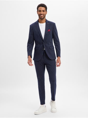 Finshley & Harding London Anzug Brixdon/Hoxdon in marine weiß