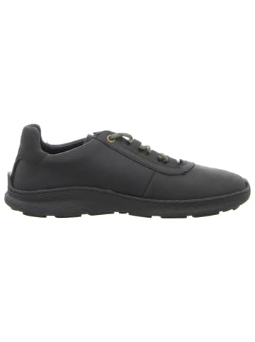 El Naturalista Sportlicher Schnürschuh in schwarz