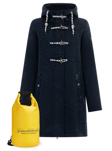 Schmuddelwedda Mantel + Tagesrucksack - Set in Marine Melange