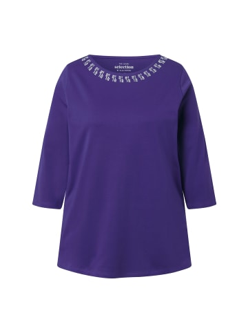 Ulla Popken Shirt in dunkle lilie