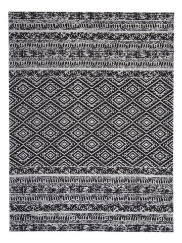 Kayoom Kurzflor Teppich Sunny 110 in schwarz - rechteckig