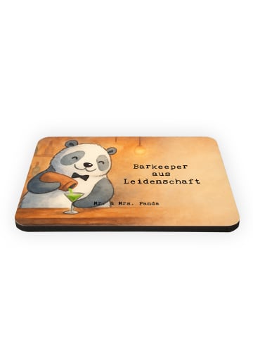Mr. & Mrs. Panda Magnet Barkeeper Leidenschaft Design mit Spruch in Weiß