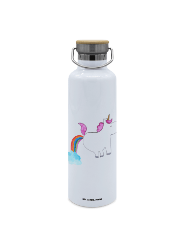 Mr. & Mrs. Panda Trinkflasche Aus Edelstahl Einhorn Pupsen ohne ... in Weiß