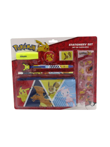 Pokémon Schreibwarenset mit Federmäppchen 7 teilig Schulset