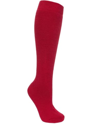 Trespass Socke "Tech Luxury Ski Sock" in Rot