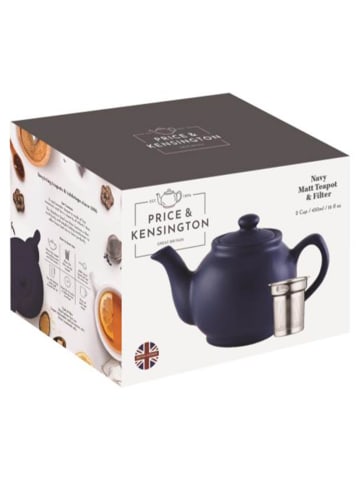 Price&Kensington PRICE & KENSINGTON | Teekanne mit Teesieb, blau, 6 Tassen
