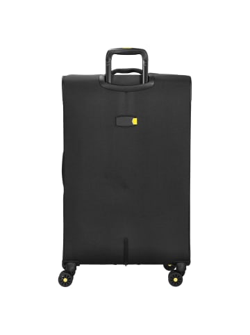 D&N Travel Line 9704 - 4-Rollen-Trolley L 78 cm erw. (dark red) in schwarz