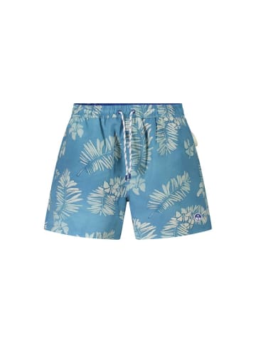 North Sails Blau Polyester Herren Bade Boxershorts