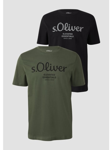 s.Oliver T-Shirt in 99X1_schwarz