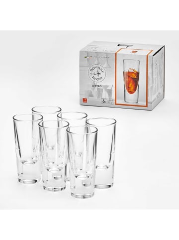 6er Set Aperitifgläser Bistro in Transparent 140 ml