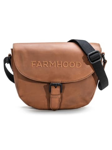 Farmhood Nashville L Umhängetasche Leder 25 cm in mid brown