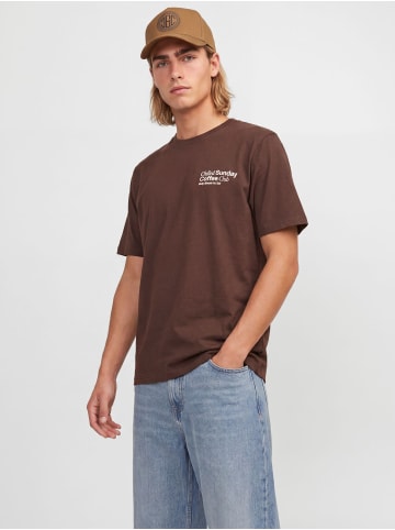 Jack & Jones T-shirt in Coffee Bean