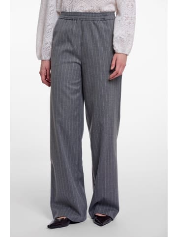 RINO&PELLE Joko Regular Hose in Mid Grey Pinstripe