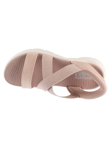 Skechers Skechers Slip-Ins: Go Walk Flex Sandal - Glimmer Up in Rosa