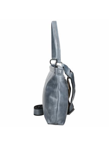 Harold's Caugio - Schultertasche 32 cm (schwarz) in blau