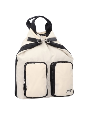 Jost Sala XChange Handtasche RFID 28 cm Laptopfach mit Rucksackfunktion in offwhite