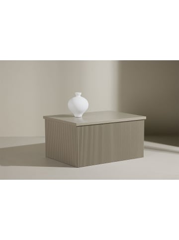 ebuy24 Beistelltisch Lenox Beige 60 x 80 cm