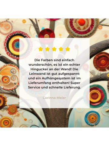 MuchoWow Leinwand bilder Stilvoller Baum (BxH)