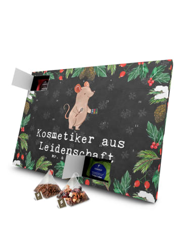 Mr. & Mrs. Panda Tee Adventskalender Kosmetiker Leidenschaft mit... in Kreidetafel