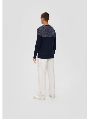 QS Strickpullover in 58W0_tiefblau