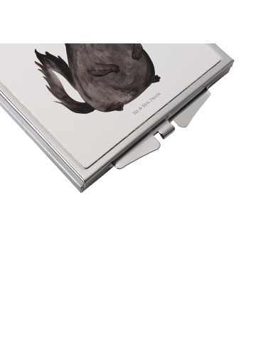 Mr. & Mrs. Panda Schminkspiegel Stinktier  ohne Spruch in Weiß