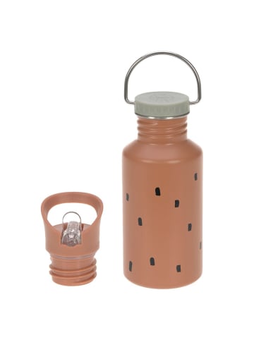 Lässig Edelstahl-Trinkflasche 500 ml - Happy Prints - Caramel in braun