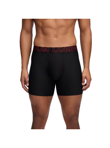 Under Armour Boxershort 3er Pack in Schwarz/Grün/Blau/Rot