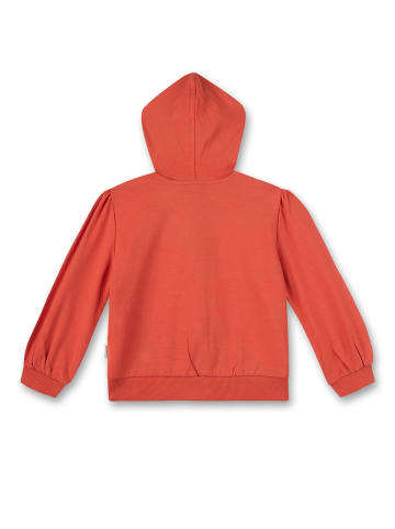 Sanetta Kapuzensweatjacke in Orange