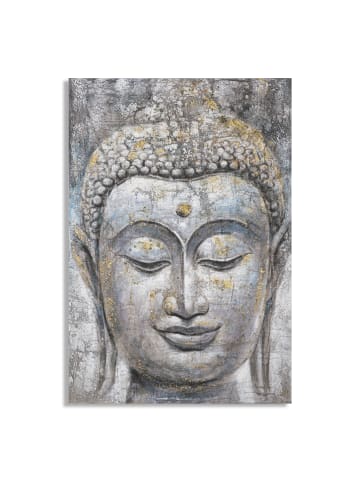 Mauro Ferretti Buddha-Mehrfarben-Leinwandgemälde 80x3x120 cm
