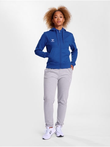 Hummel Reißverschluss Kapuzenpullover Hmlgo Damen in TRUE BLUE