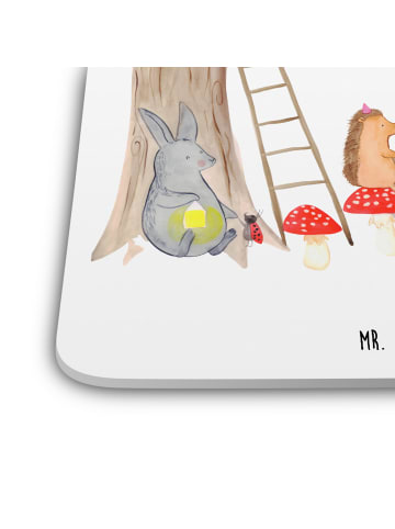 Mr. & Mrs. Panda Tischuntersetzer Waldtiere Picknick ohne Spruch in Weiß