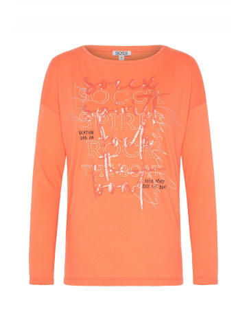 soccx Longsleeve 'Rock the Boat' in orange