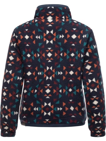 ragwear Sweatjacke Nordicka Aztec in Navy