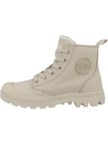 Palladium Schnürboots Pampa Hi Zip Wool in beige