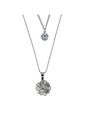 Steuer Modeschmuck Metall in silber