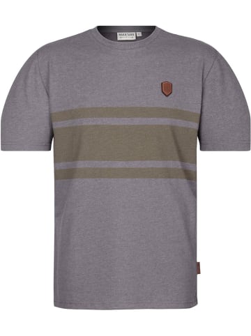 naketano T-Shirt "Haschisch in der Blutbahn" in Grau