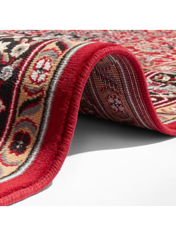 Nouristan Orientalischer Kurzflor Teppich Skazar Isfahan Rot