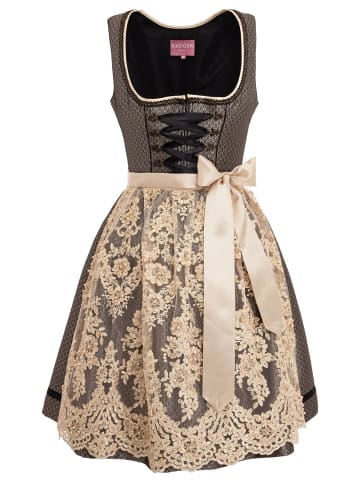 Krüger Dirndl Midi Dirndl 419567 in schwarz