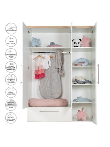 roba Kleiderschrank 'Nele', 3-trg. Schrank, mit einer Schublade
