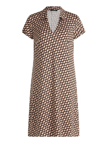 Betty Barclay Sommerkleid kurzarm in Dark Blue/Brown